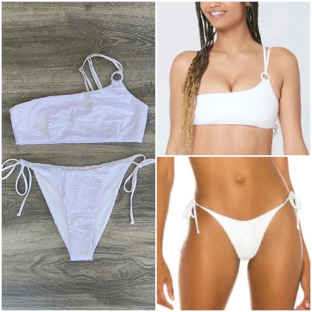 L*Space Indiana Bikini Top and Lennox Classic Bottoms, gloss